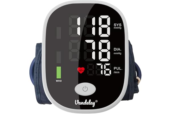 Vandelay (UK) BP900 Blood Pressure Monitor - Fully automatic BP Machine (Black)