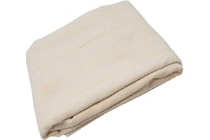 SMELEYOU Tissu Punch Needle, Tissu de Couture, Tissu de Moines, Tapis de Broderie Punch Needle, Tissu de Point de Croix en mélange de Coton, Tricot de Broderie Bricolage, 1x1m