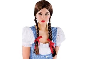 PARTYPACKAGE LTD Ladies Country Girl Wig Outfit Accessory for Fancy Dress Womens