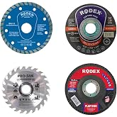 Master Marble Metal Wood Granite Iron Tiles Cutting Disc Set (4 Pieces)