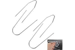 Bewudy 4 strumenti a leva per rimozione autoradio, kit di strumenti per rimozione stereo, kit di strumenti a leva per rimozione stereo a forma di U e V, kit di strumenti universali per rimozione radio