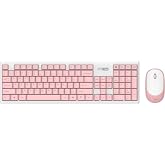 Altec Lansing ALBC6314 Pembe/Beyaz 2.4GHz 1200DPI Mouse T&uuml;rk&ccedil;e Q Kablosuz Klavye + Mouse Set