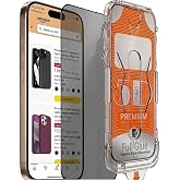Lavderuar iPhone 17 Pro Max İle Uyumlu Hayalet Ekran Koruyucu Hizalama Aparatlı Toz Bırakmayan Temperli Kırılmaz Cam Koruma M
