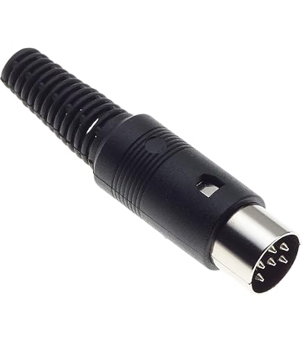 Câble Adaptateur MIDI DIN 6 Broches Type D – Mâle Vers Femelle, 83 Cm – Pour Synthé, Piano Numérique, Interface Audio