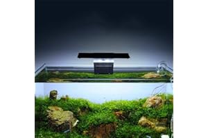 Fabater Luz de Acuario iluminación de Plantas acuáticas lámpara de Clip de Acuario de Baja energía lámpara de Clip de luz LED de Ahorro de energía cría de acuarios pecera de Agua Dulce