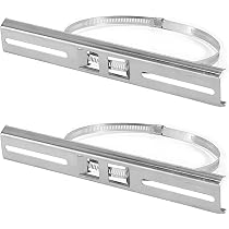 Support Mât Support De Mât En Acier Inoxydable 30 Cm - Lot De 2 Avec Colliers Réglables, Pour Caméra, Boîtier Électrique Support Mât Support De Mât En Acier Inoxydable 30 Cm - Lot De 2 Avec Colliers Réglables, Pour Caméra, Boîtier Électrique