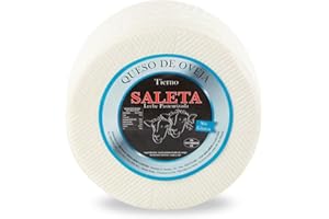 Amaisso® Queso Tierno Entero de oveja Gourmet (0,5Kg) | Elaboracion Artesana Quesos Tipo Manchego | Queso fresco leche de oveja Saleta