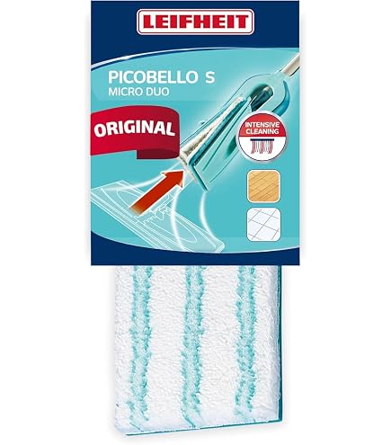Ricambio Panni In Microfibra Per Lavavetri Leifheit M (Modello 51164) – Confezione Da 6 Pezzi, Assorbenti, Lavabili A 40°C