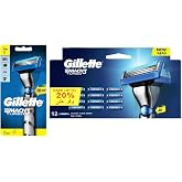 Gillette Mach 3 Turbo Yedek Bı&ccedil;ak 12'li+2 Erkek