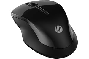 HP 250 Mouse Empire Wireless, Connessione USB-A e Bluetooth 5.0, Tecnologia LED Blu, Risoluzione fino a 1600 DPI, Profilo Sagomato ed Ergonomico, Compatibile con Windows 10, 11 e Chrome OS, Nero