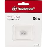 Transcend Highspeed 8GB  micro SDXC/SDHC Speicherkarte (für Smartphones, etc. und Digitalkameras) / Class 10 – TS8GUSD300S