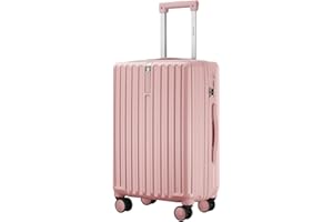 MGOB Valigia Bagaglio a Mano PC（Policarbonato） Trolley Rigida Valigie Cabina Ultra Leggero 4 Ruote Girevoli Doppie e TSA Lucchetto 58x39x24cm