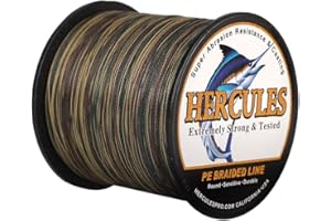 Hercules Super Cast 100-2000m 109-2187 Yards 6-100lbs Test Ligne de pêche tressée pour Eau salée PE Tresse Lignes de Poisson Superline 4 brins