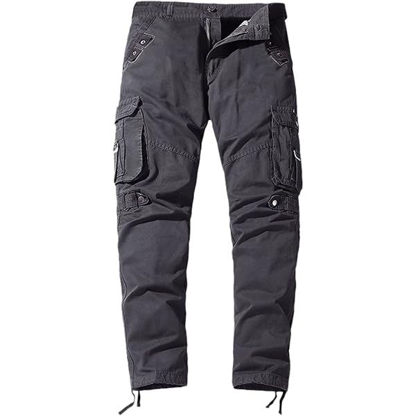 Pantaloni Da Lavoro Uomo Tasche Pantaloni Cargo Uomo MJGkhiy