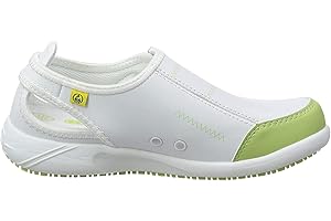 Oxypas Arbeitsschuhe Damen – Lilia - Leichter, Bequemer Sicherheitsschuh mit Klettverschluss, ideal für Pflege, Küche oder Innenbereich, rutschfest