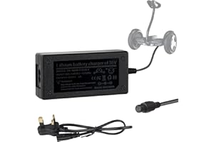 Swetup Electric Scooter Charger 42V 2A, Scooter Charger Power Adapter, Hoverboard Charger Uk 3 Pin with LED Indicator for Electric Self-Balancing Scooter, Hoverboard, Two Wheel Drifting Board