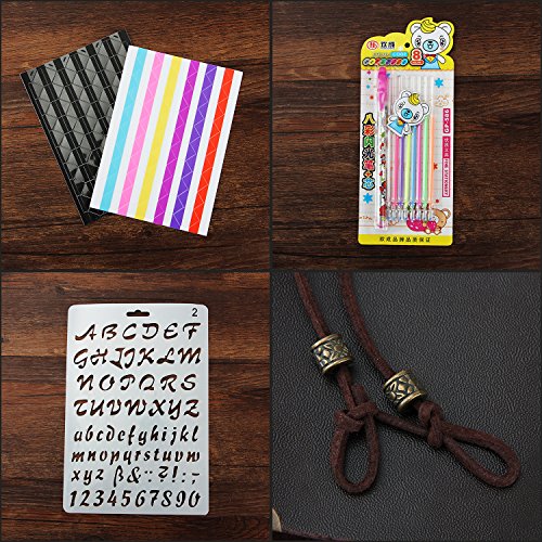 Scrapbook Album, „Liebe“ DIY Vintage Fotoalbum, Retro Leder Fotobuch Schwarze Seiten Kommt mit Fotoecken und Aufbewahrungskiste, Braun Photo Book für Hochzeit Geburtstagsgeschenk Jahrestag Geschenk, für Frauen Männer Freundin Mama Papa , Große - 3