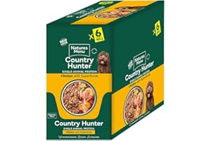 NATURES MENU Country Hunter Dog Food Pouch Free Range Chicken (6 x 150g)