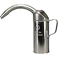 PRESSOL 7642 Maatbeker Blik 1 Liter Met Flexibele Uitloop - Zilver