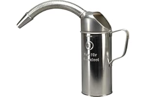 ‎PRESSOL PRESSOL 7642 Messbecher Weißblech inklusive Flexauslauf Inhalt 1 Liter, Silber