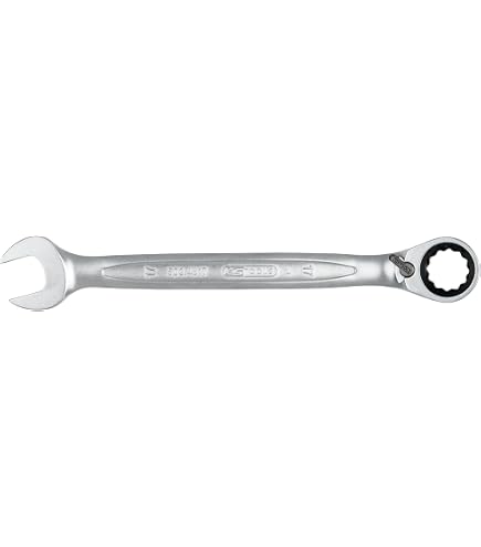 Jeu De 10 Clés Mixtes KS Tools 8-19mm - Cliquet Reversible 72 Dents - Etui Portable - Qualité Pro
