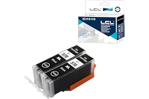 LCL Wkład do drukarki kompatybilny z PGI-570 PGI-570XL PGI-570XLBK (2 PGBK) zamiennik do Canon PIXMA TS5050 TS5051 TS5053 TS5055 MG5700 MG5750 MG5751 MG5752 MG5753 TS600 50 TS6 TS6051 TS6052 MG6800