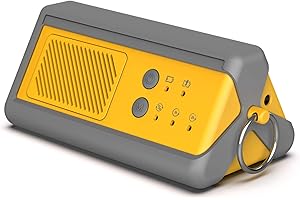 Airthereal PA1K-GO Generador de ozono portátil - Eliminador de olores inalámbrico y a batería para coche, habitaciones de hotel, oficinas, baños y otros espacios pequeños (amarillo-gris)