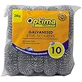 Ramon Hygiene 828/40 Galvanised Scourers 38 Grm , Pack of 10