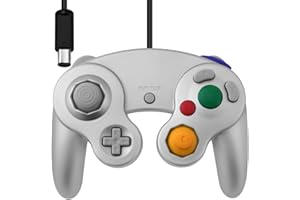 Retrogame WII/GC GAMECUBE CONTROLLER SILVER/ARGENTO