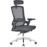 Space Office Twin Mesh Manager Chair - Anthracite