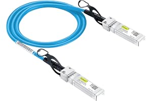[Blå] 10 g SFP+ DAC-kabel 1 meter (3,3 fot), Twinax SFP+-kabel för Ubiquiti UniFi