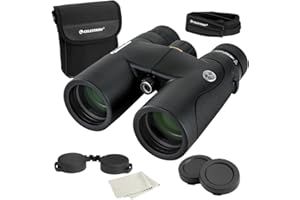Celestron 72332 Nature DX ED 8x42 Outdoor and Birding Binoculars with Extra-Low Dispersion Objective Lenses, Fully Multi-Coated with BaK-4 Prisms, Rubber Armoured, Fog & Waterproof