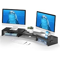 BONTEC Braccio per onitor Doppio per scheri LCD LED da 13-32 Pollici BONTEC Braccio per onitor Doppio per scheri LCD LED da 13-32 Pollici