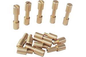 通用 Laiton Corby Boulons Rivets EDC Couteaux Maker Pivot Pin Attaches DIY Couteau Poignée Goujons Vis Pack de 10 pièces 6mm