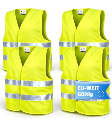 Gilet Yoko sicurezza due bande riflettenti Hi-Vis | Da €3.21