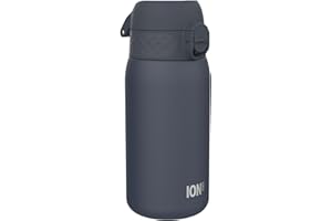 Ion8 Bouteille d'eau Anti-fuite pour Enfants, en Acier Inoxydable, 400 ml