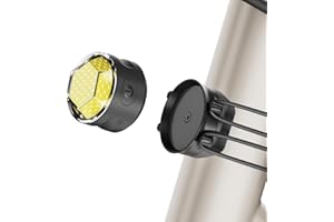 Shapeheart Innovation française, lumière Velo magnetique panoramique Mini. Lampe Velo antivol et Rechargeable USBC, eclairage Velo 70 lumens, 6 Modes et +20h d'autonomie. Feu Avant Velo Etanche