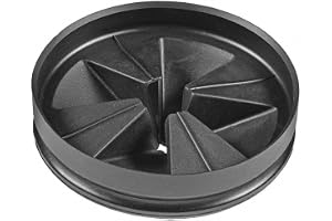 InSinkErator Black Evolution Series Antimikrobiell tyst krage handfat Baffel QCB