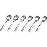 GRÄWE - Set di 6 cucchiaini da caffè, in acciaio INOX, serie Königstein