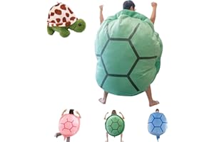 GIENSLRU Turtle Pillow, Turtle Pillow Wearable, Turtle Shell Pillow, Wearable Turtle Shell Pillow, Aqua Cuddles, Turtle Body Pillow (Green, 100CM)