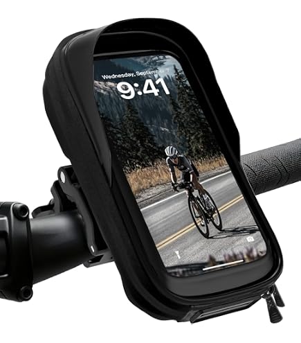 baonuor fahrrad handyhalterung Hama Handytasche für Motorrad 360 Grad drehbar wasserabweisend Elektronik & Foto featicon_Waterproof Helmgröße:L | 59-63cm Ultimate CFR Di2 |