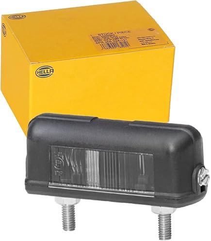 2x HELLA Halogen Kennzeichenleuchte für BMW 3er E30 E36 5er E28 6er E24 7er E23
