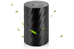 MEKOTRIN Car Essential Oil Diffuser, Waterless Car Air Fresheners Car Aromatherapy Diffuser with Timers Auto-Off Function Type-C Charging for Car, Office, Home (Diagonal Stripe)