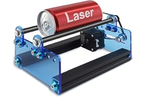 OUYZGIA Twotrees Rotationswalze Y Achse Rotationswalze Graviermodul für die Gravur von runden Gegenständen wie Tassen und Dosen, 360° drehbare Gravur, Kompatibel mit den meisten Graviermaschinen