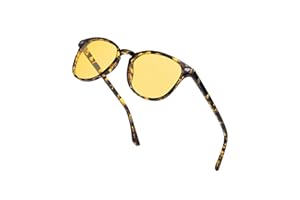 Myiaur Lunettes Conduite de Nuit Polarisée pour Femme – Design Rétro Élégant, Protection UV400, Lunette Jaune Réduisent L'éblouissement