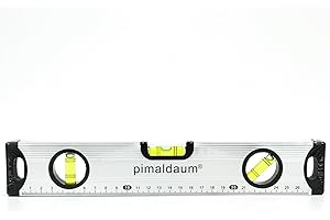 pimaldaum® Nivel de burbuja de aluminio 30 cm