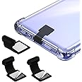 cobee 3 Tappi Antipolvere per Porta di Ricarica USB C, Telefono, in Silicone con Adesivo Rimovibile Compatibile con Smartphon