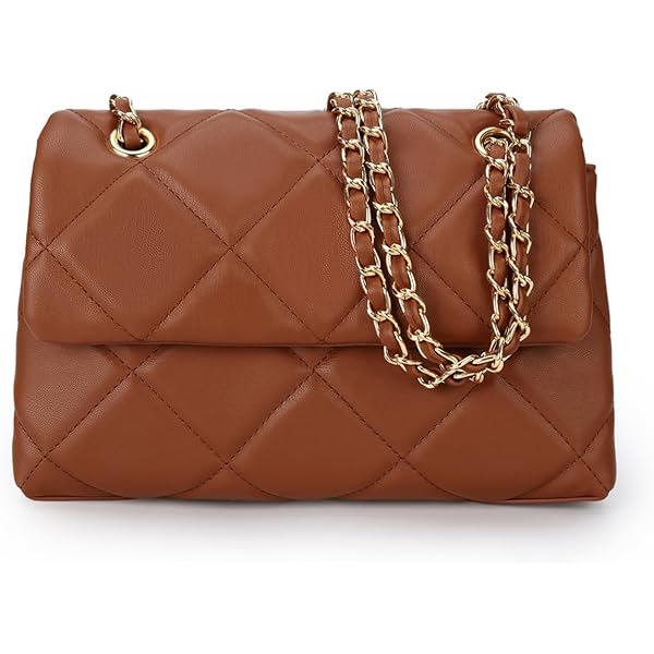 Gladdon Borsa A Tracolla Donna In Ecopelle: Morbida, Con Catena E Chiusura Magnetica - Piccola E Pratica - 3