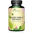 Vegavero Black Garlic Capsules 22,500 mg | High Strength 15:1 Extract | Odourless & Fermented | Standardised SAC | NO Additives, Lab-Tested | 120 Capsules | Vegan