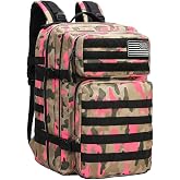 Military Tactical Backpack 45L Molle Men Women, Hiking Camping Backpack | Large capacity, sturdy and multifunctional, compati